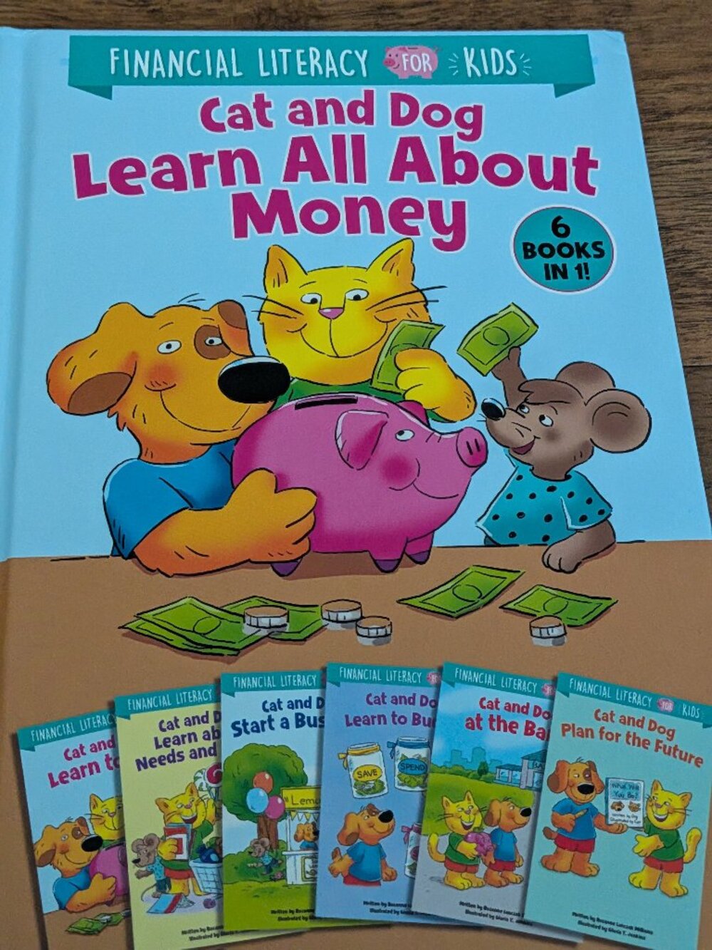 Williams & Jenkins - Cat and Dog Learn All About Money hardback book